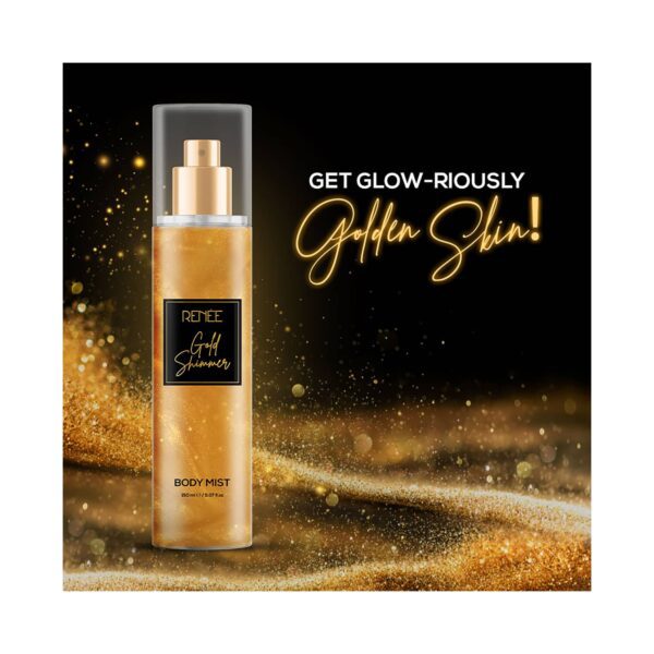RENEE Gold Shimmer Body Mist (150 ml) - RENEE