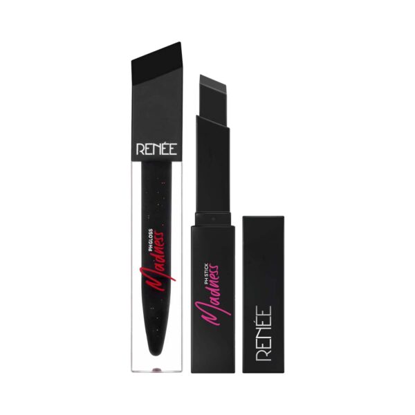 RENEE Madness Makeup Kit Combo - PH Stick + PH Lip Gloss, Pink Pay Off - RENEE
