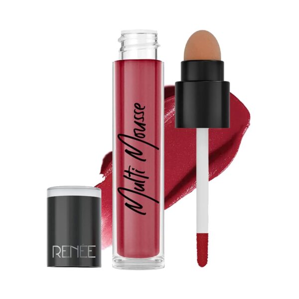 RENEE Multi-Mousse Lip Stain - MO 02 Cherry Souffle (5g) - RENEE
