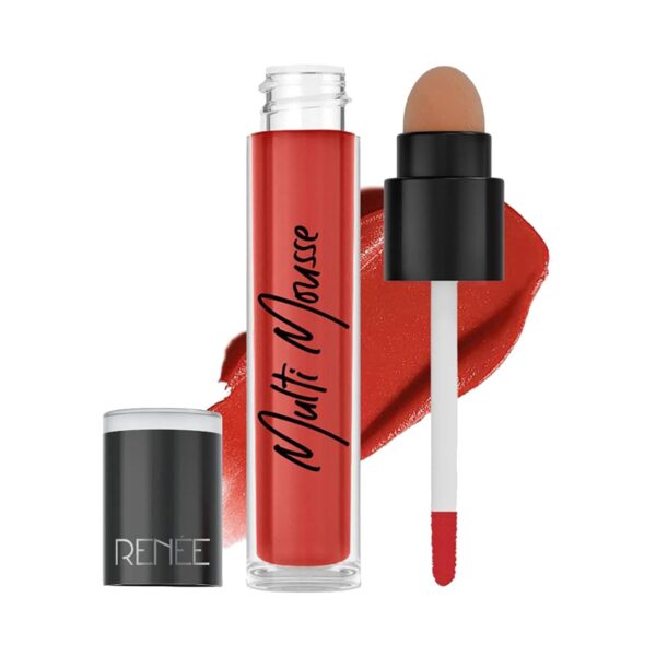 RENEE Multi-Mousse Lip Stain - MO 04 Cocoa Frosting (5g) - RENEE