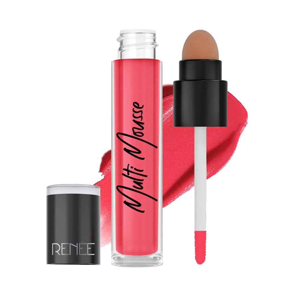 RENEE Multi-Mousse Lip Stain - MO 05 Pink Pudding (5g) - RENEE
