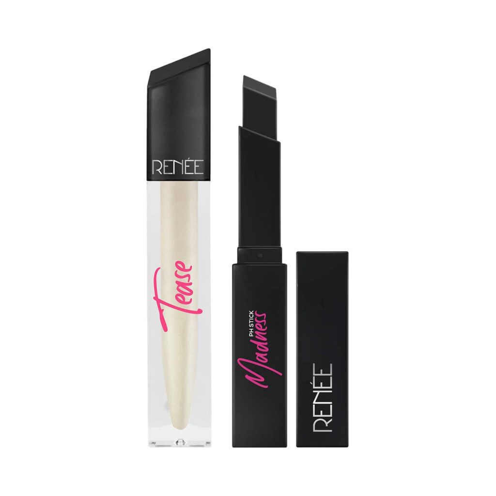 RENEE Perfect Pout Makeup Kit Combo Lip Plumper & Madness PH Stick - RENEE