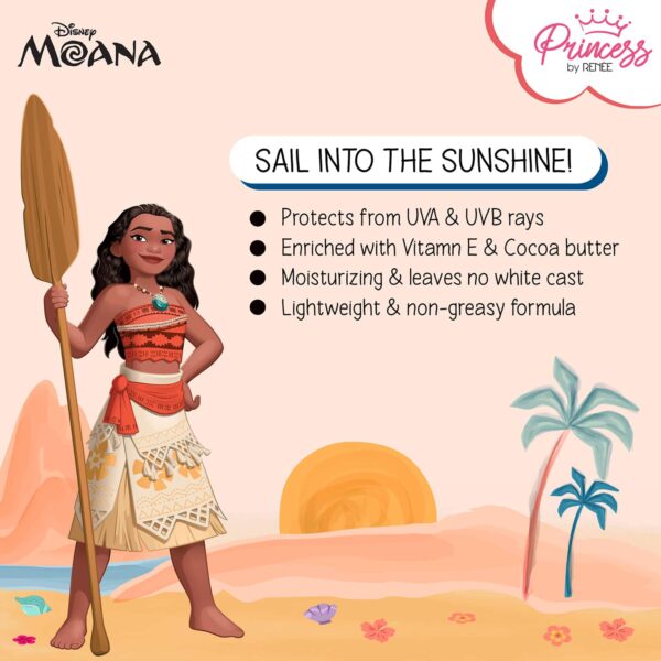RENEE Princess Disney Moana SPF 50 Sunscreen (50 ml) - RENEE