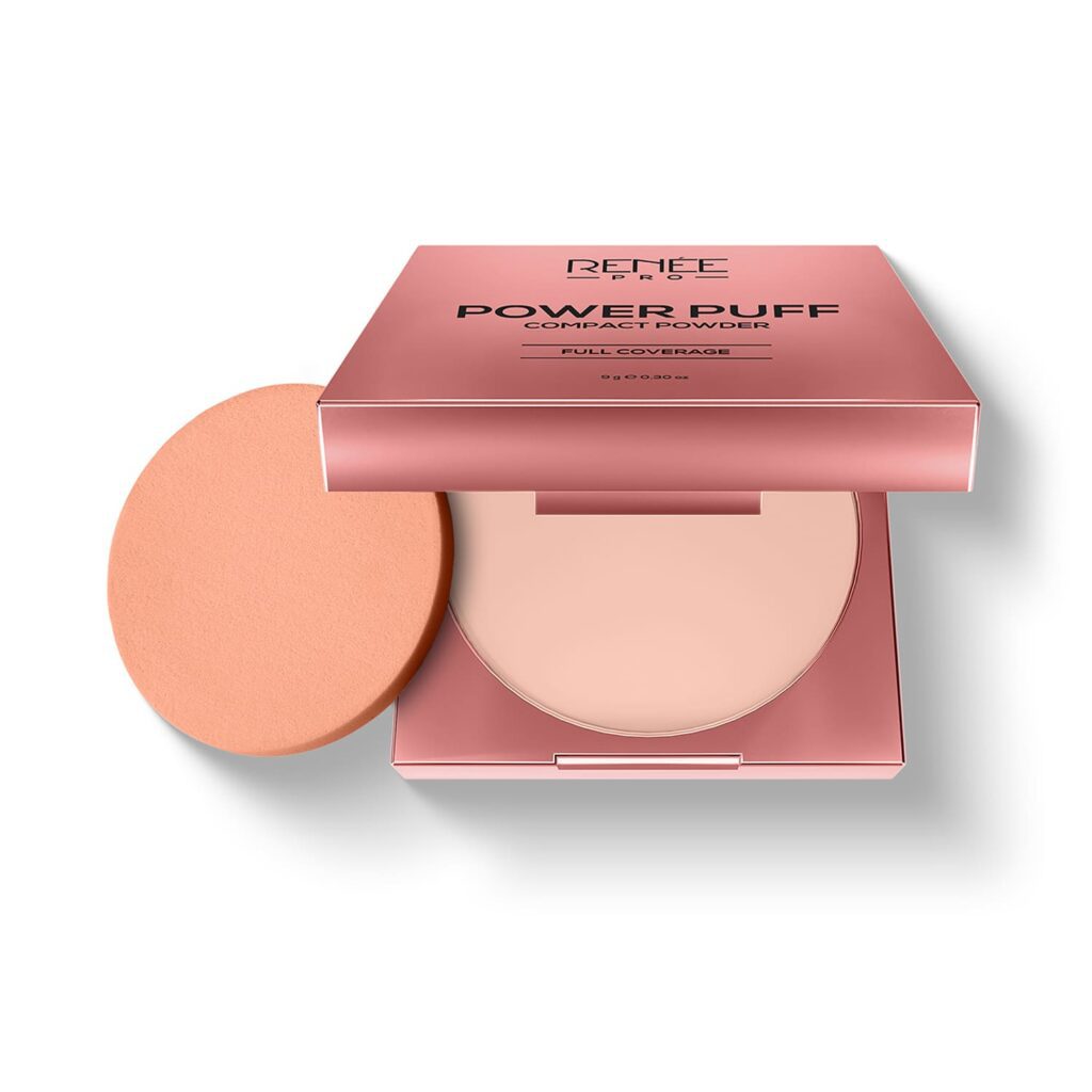 RENEE Pro Power Puff Compact Powder - 010 Wonder (9 g) - RENEE