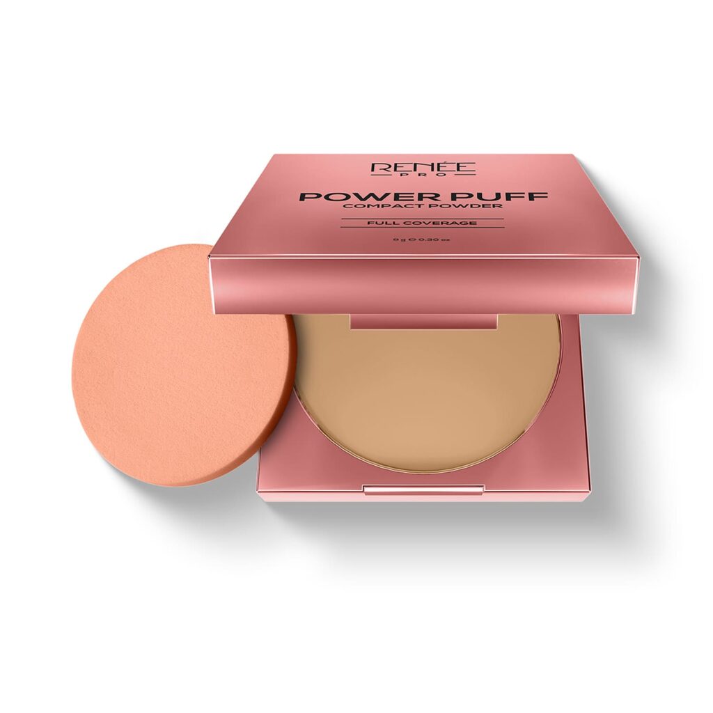 RENEE Pro Power Puff Compact Powder - 070 Celebrate (9 g) - RENEE