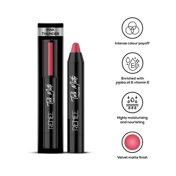RENEE Satin Seduction Ensemble Lip Duo Combo - Lipstick + Lip Liner - RENEE