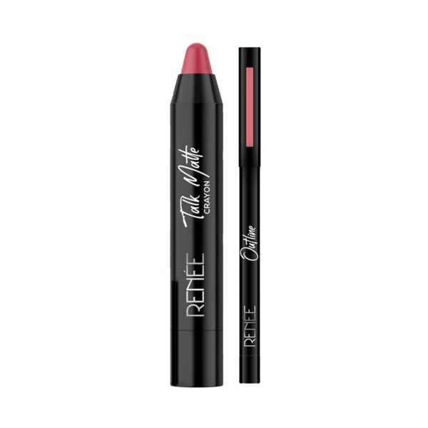 RENEE Satin Seduction Ensemble Lip Duo Combo - Lipstick + Lip Liner - RENEE