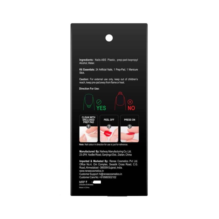 RENEE Stick On Nail Art Kits - BN06 (24 Pcs) - RENEE