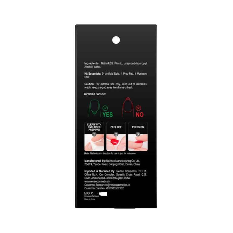 RENEE Stick On Nail Art Kits - BN07 (24 Pcs) - RENEE