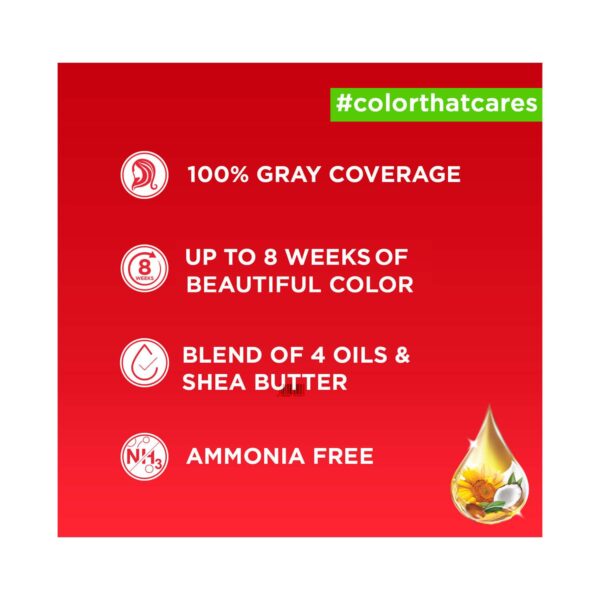 Revlon Color N Care Nourishing Permanent Hair Color Sachet - 3 Darkest Brown (20g+30ml) - Revlon