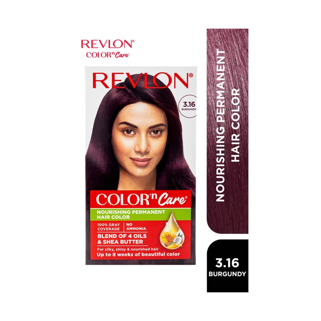 Revlon Color N Care Permanent Hair Color Cream - 3RV Burgundy (40g+67.5ml) - Revlon