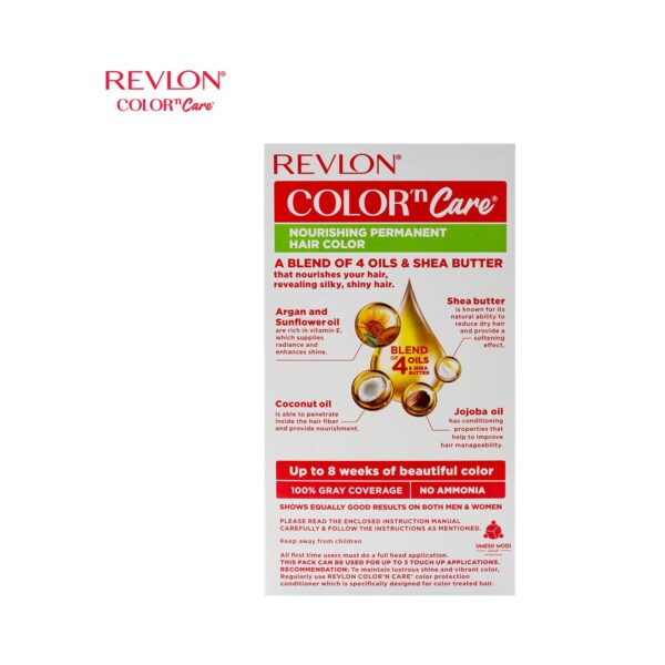 Revlon Color N Care Permanent Hair Color Cream - 3RV Burgundy (40g+67.5ml) - Revlon