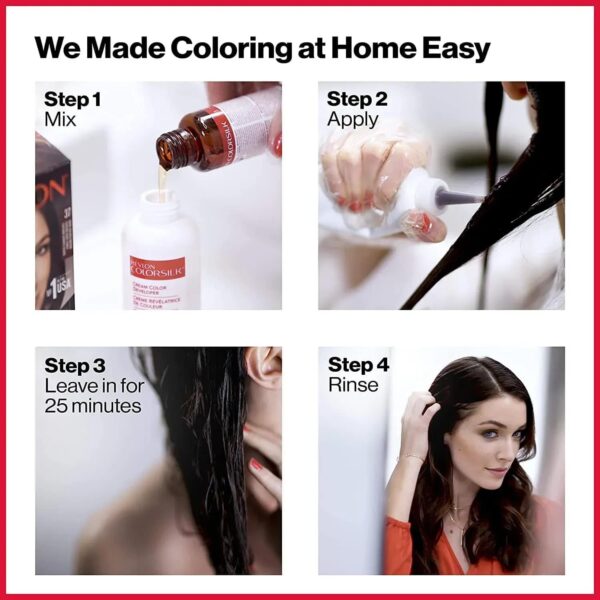 Revlon Colorsilk Hair Color - 1N Black (91.8ml) - Revlon