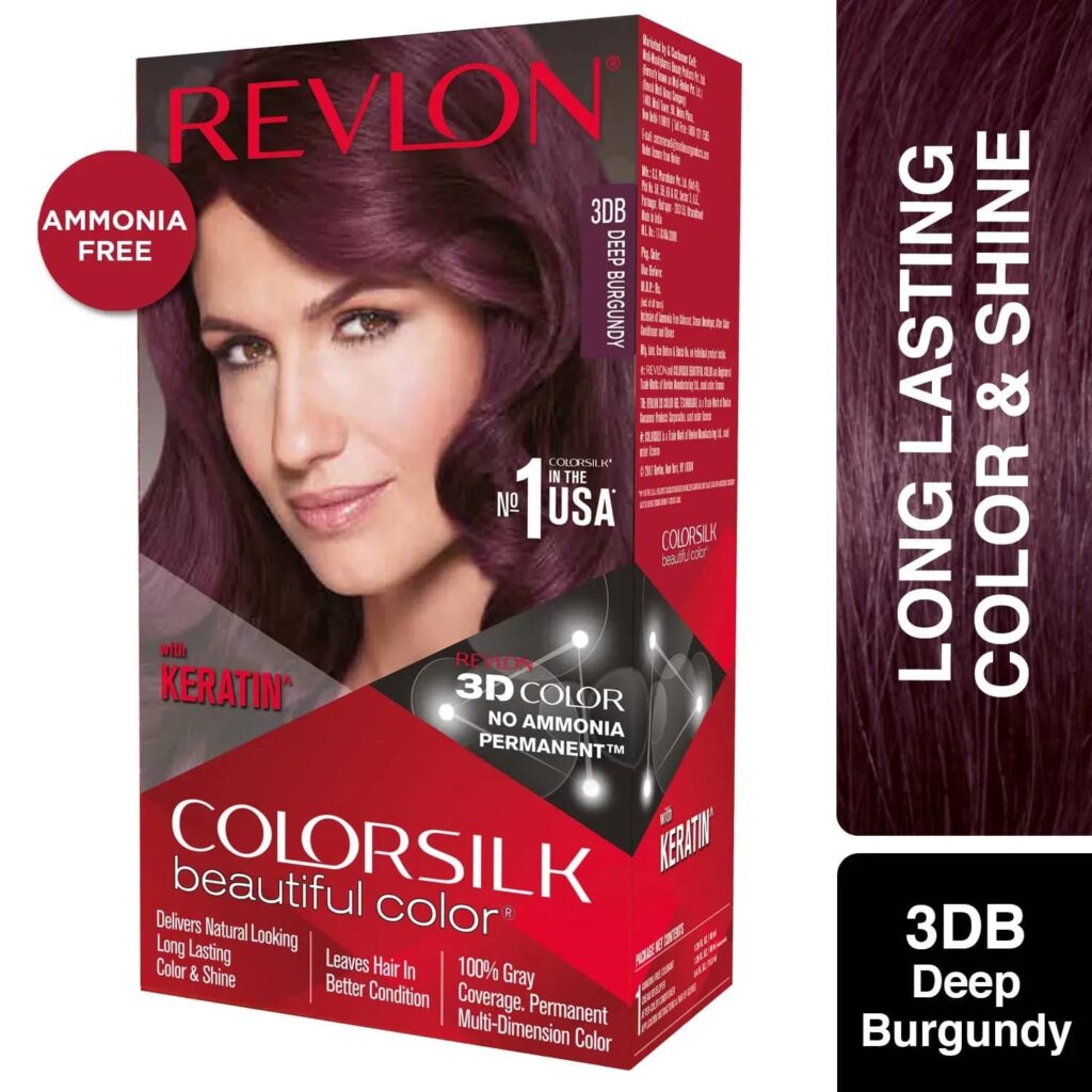 Revlon Colorsilk Hair Color - 3DB Deep Burgundy (91.8ml) - Revlon