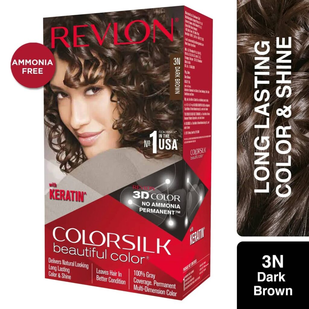 Revlon Colorsilk Hair Color - 3N Dark Brown (91.8ml) - Revlon