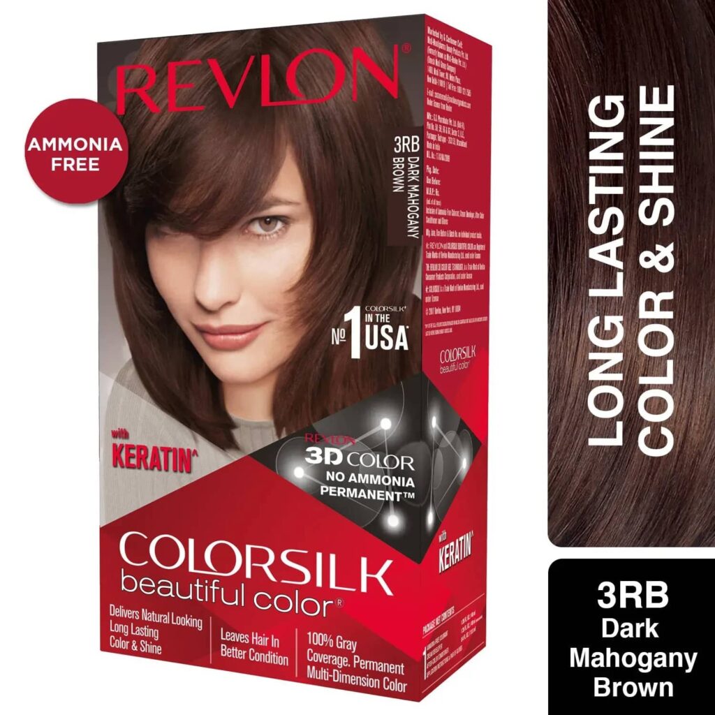 Revlon Colorsilk Hair Color - 3RB Dark Mahogany Brown (91.8ml) - Revlon