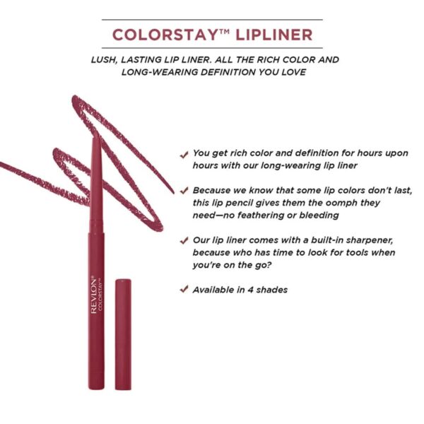 Revlon Colorstay Lip Liner - Wine (0.28g) - Revlon