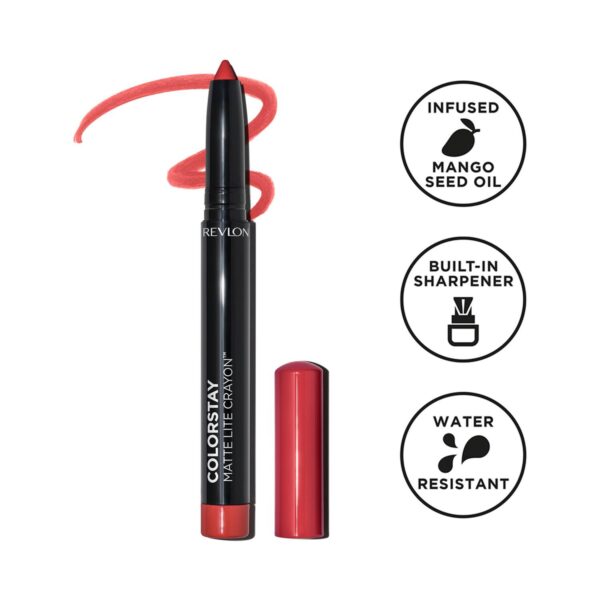 Revlon Colorstay Matte Lite Crayon - She's Fly (1.4g) - Revlon
