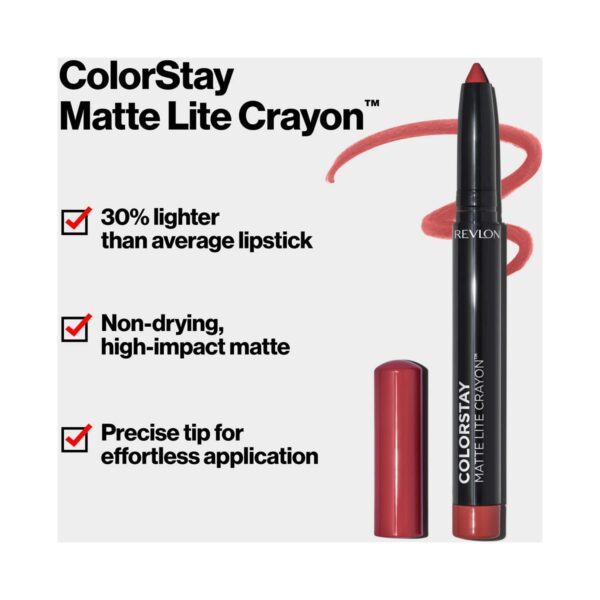Revlon Colorstay Matte Lite Crayon - She's Fly (1.4g) - Revlon