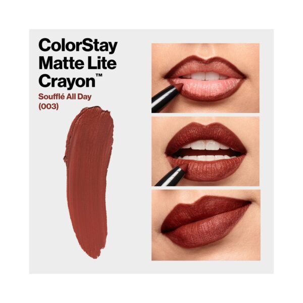 Revlon Colorstay Matte Lite Crayon - Souffle All Day (1.4g) - Revlon