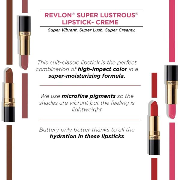Revlon Super Lustrous Lipstick - Rise Up Rose (4.2g) - Revlon