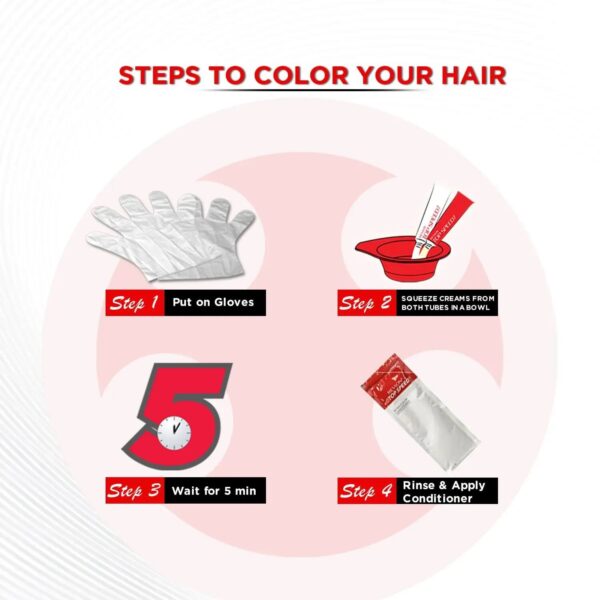 Revlon Top Speed Hair Color Small Pack For Woman - 68 Brownish Black (40g+15ml) - Revlon