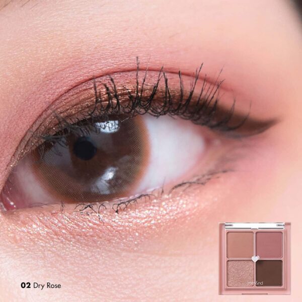 Rom&nd Better Than Eyes Eyeshadow Palette - 02 Dry Rose (6.5g) - Rom&nd