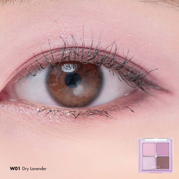 Rom&nd Better Than Eyes Eyeshadow Palette - W01 Dry Lavender (6.5g) - Rom&nd