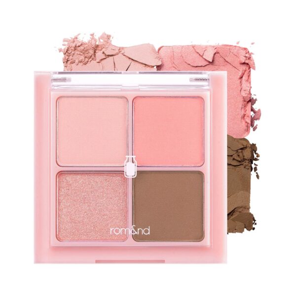 Rom&nd Better Than Eyes Eyeshadow Palette - W02 Dry Peach Blossom (6.5g) - Rom&nd