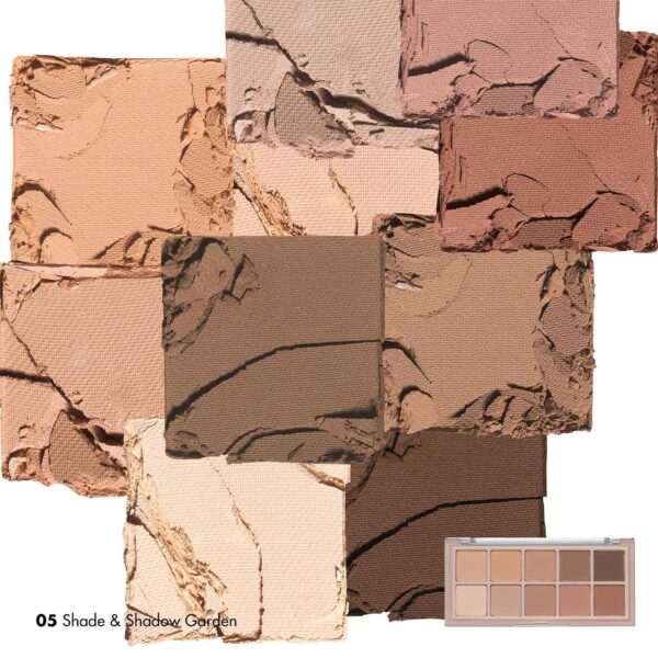 Rom&nd Better Than Eyeshadow Palette - 05 Shade & Shadow Garden (8g) - Rom&nd
