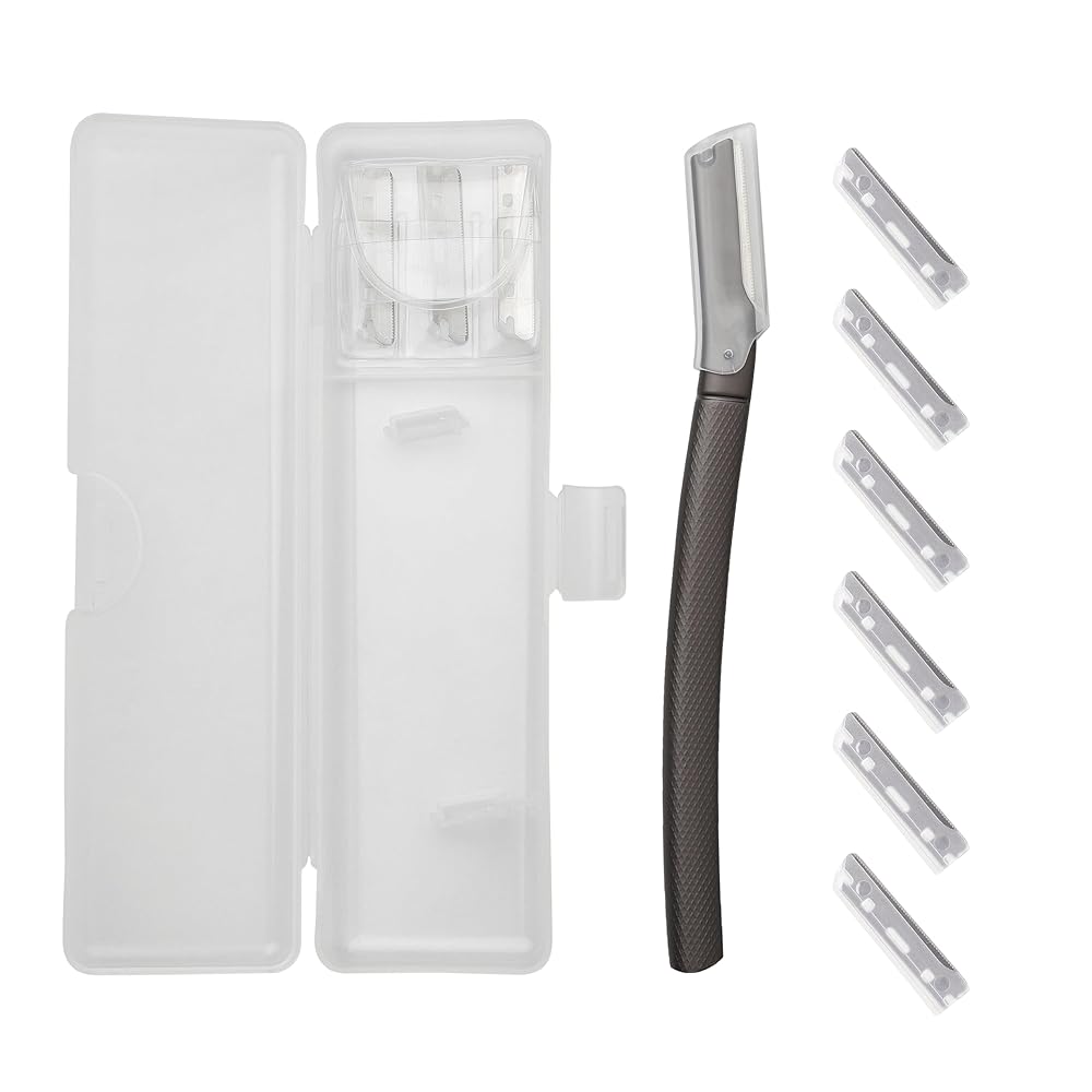 RUBAB MEN Premium Metal Pro Face Razor with Travel Case | Advance Pen Styler for Facial Hairs, Beard Styling & Shape, Eyebrows, Armpit & More for Men & Women | Comes with 06...