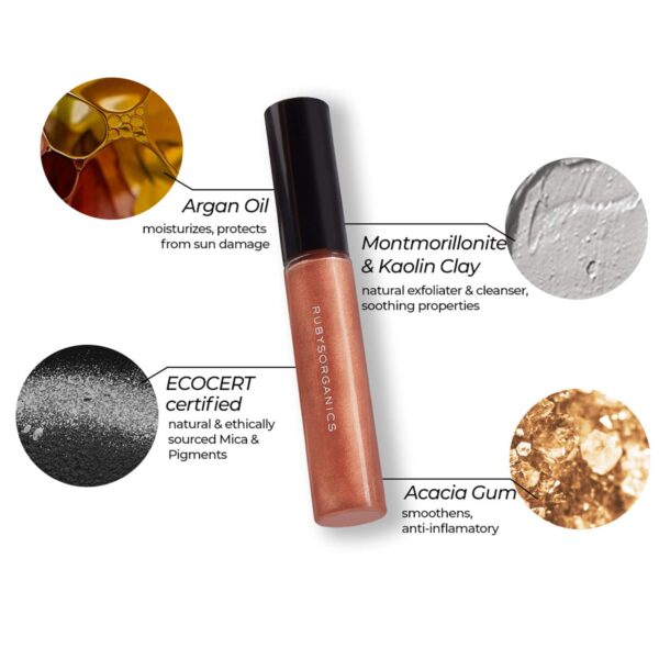 Ruby's Organics Quick Set Liquid Eyeshadow - Electra (6.5ml) - Ruby's Organics