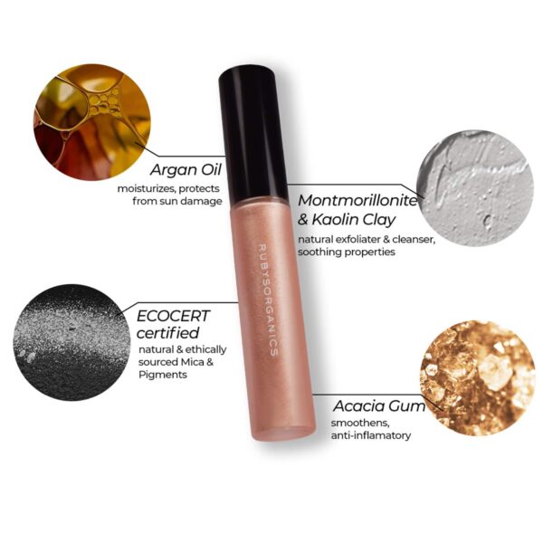 Ruby's Organics Quick Set Liquid Eyeshadow - Luna (6.5ml) - Ruby's Organics