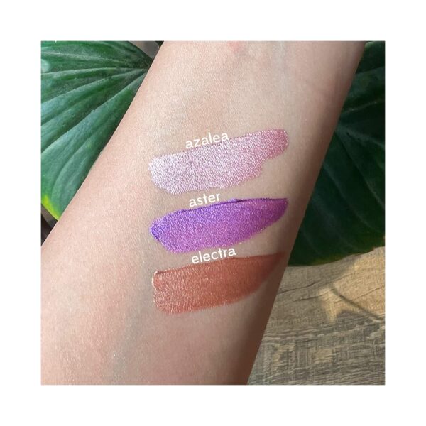 Ruby's Organics Quick Set Liquid Eyeshadow Minis Set - Earth Metal (3Pcs) - Ruby's Organics