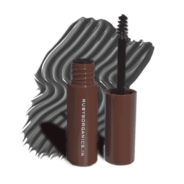 Ruby's Organics Tinted Eyebrow Gel - Ash (6 ml) - Ruby's Organics