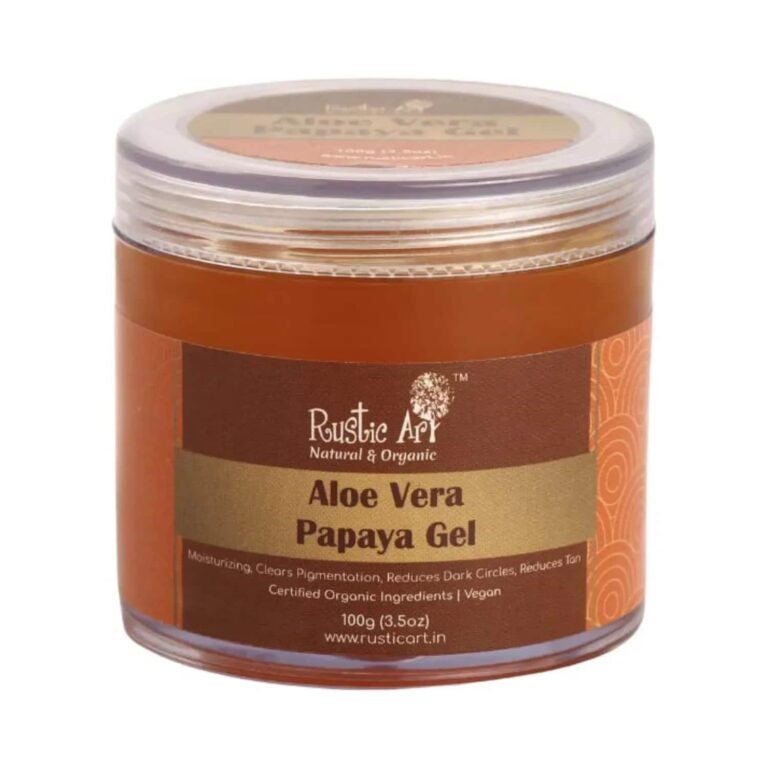 Rustic Art Aloe Vera Papaya Gel (100g) - Rustic Art