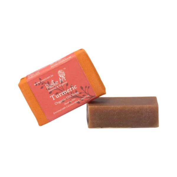 Rustic Art Organic Turmeric Soap (100g) - Rustic Art