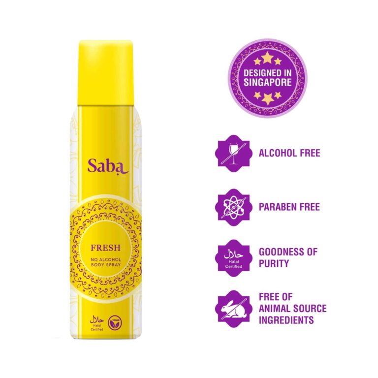 Saba Fresh No Alcohol Body Spray (150ml) - Saba