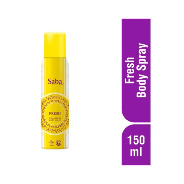 Saba Fresh No Alcohol Body Spray (150ml) - Saba