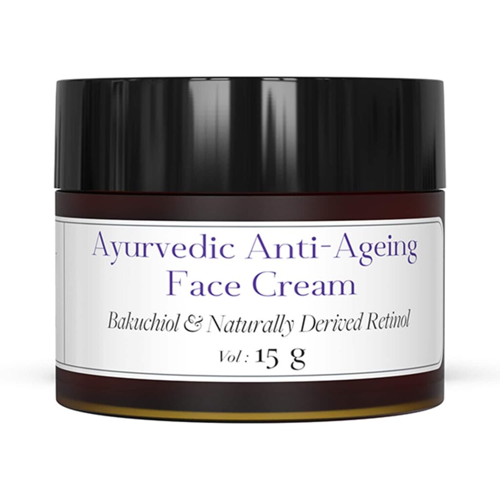 Sadhev Ayurvedic Anti Ageing Face Cream Bakuchiol & Naturally Derived Retinol (15 g) - Sadhev