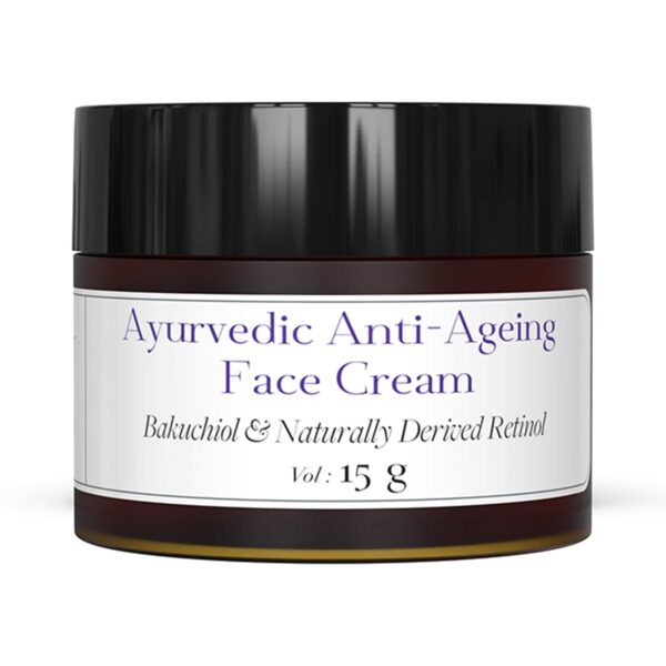 Sadhev Ayurvedic Anti Ageing Face Cream Bakuchiol & Naturally Derived Retinol (15 g) - Sadhev