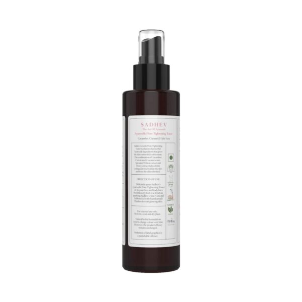 Sadhev Ayurvedic Pore Tightening Toner (150ml) - Sadhev