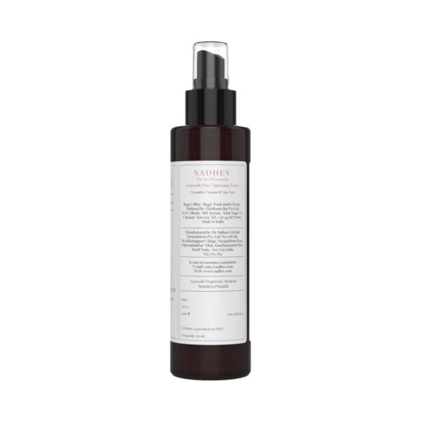 Sadhev Ayurvedic Pore Tightening Toner (150ml) - Sadhev