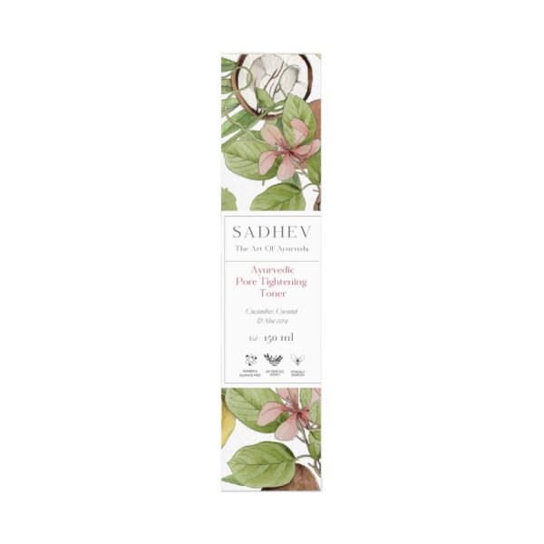 Sadhev Ayurvedic Pore Tightening Toner (150ml) - Sadhev