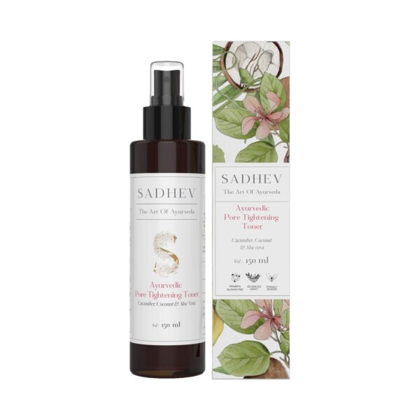 Sadhev Ayurvedic Pore Tightening Toner (150ml) - Sadhev