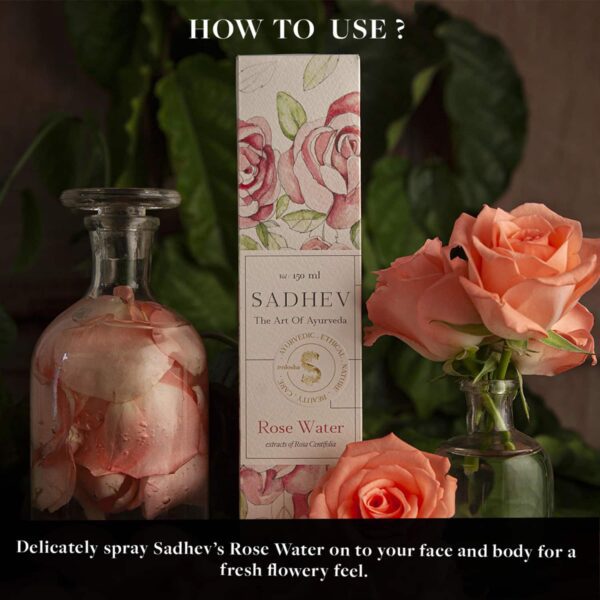 Sadhev Rose Water Toner (150ml) - Sadhev