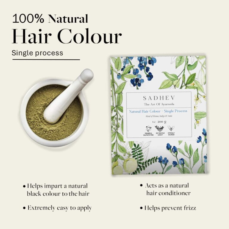 Sadhev Single Process Natural Hair Color (200g) - Sadhev
