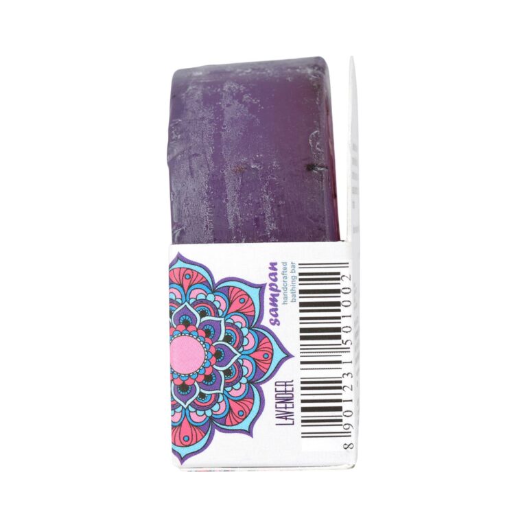 Sampan Handcrafted Glycerin Lavender Bathing Bar - (100g) - Sampan