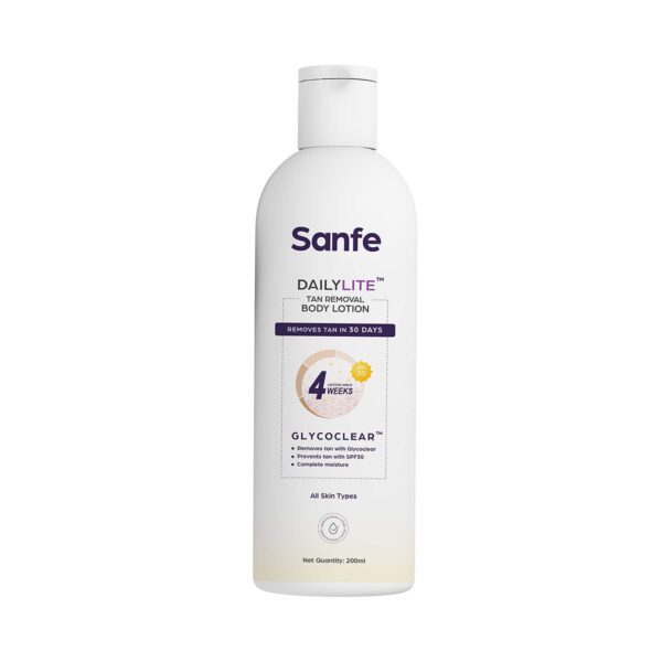 Sanfe Dailylite Tan Removal Body Lotion SPF 30 (200ml) - Sanfe