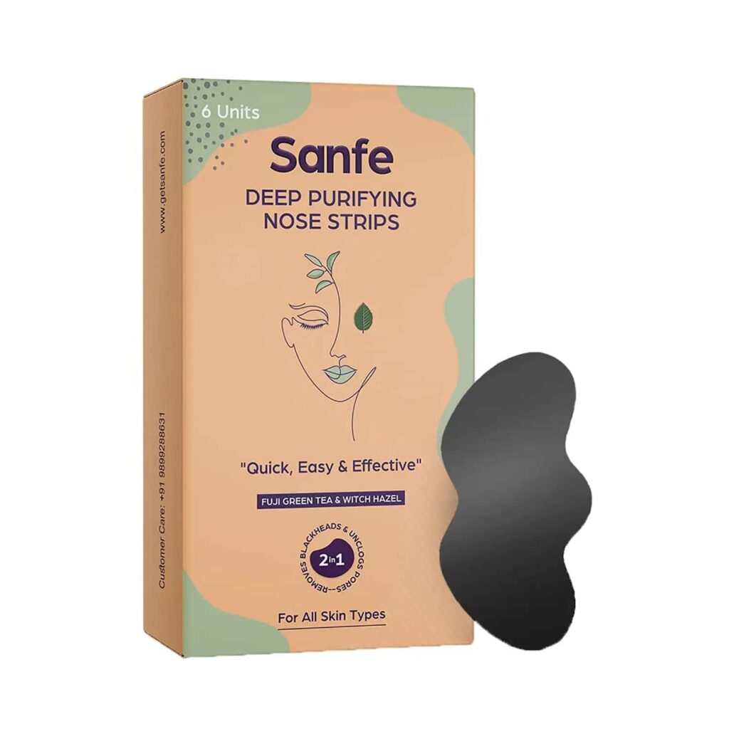 Sanfe Deep Purifying Nose Strips - (6Pcs) - Sanfe